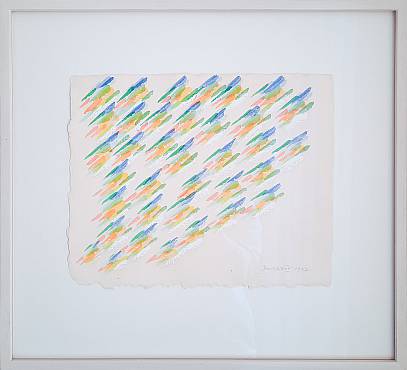 ohne Titel  Gouache auf Bütten 