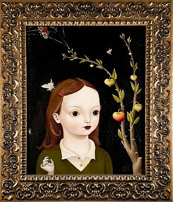 Hart Fruit  Öl auf Holz 