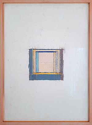 Blick  Pastell auf Papier 