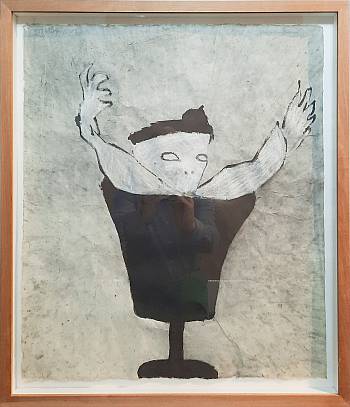 17. Aug.  Tusche und Kreide auf Papier 