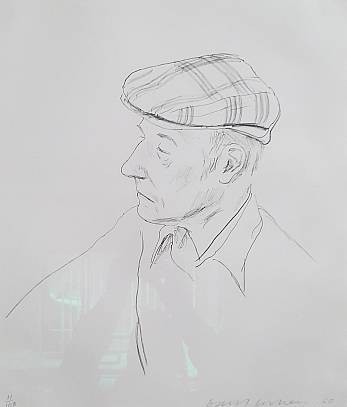 W. Burroughs  Lithografie 