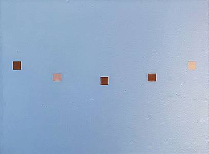 Ohne Titel „hellblau“  Öl auf Leinwand 