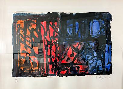 Ohne Titel  Farbsiebdruck 